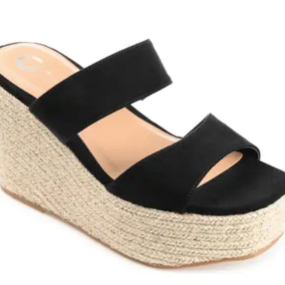 Journee Collection Shoes - Journee Collection Women's Tru Comfort Foam™ Ilyana Sandal in Black in Size 10